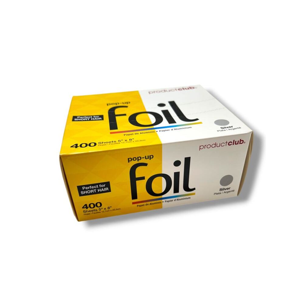 Product Club Pop-Up Foil 400 Count Box Silver 5" x 8" Salon New